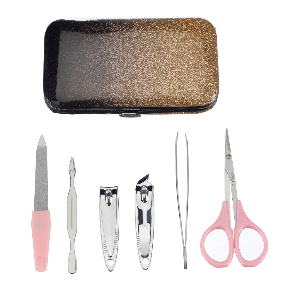 UStyle Manicure Set, Black Gold NWT- - Picture 3 of 4